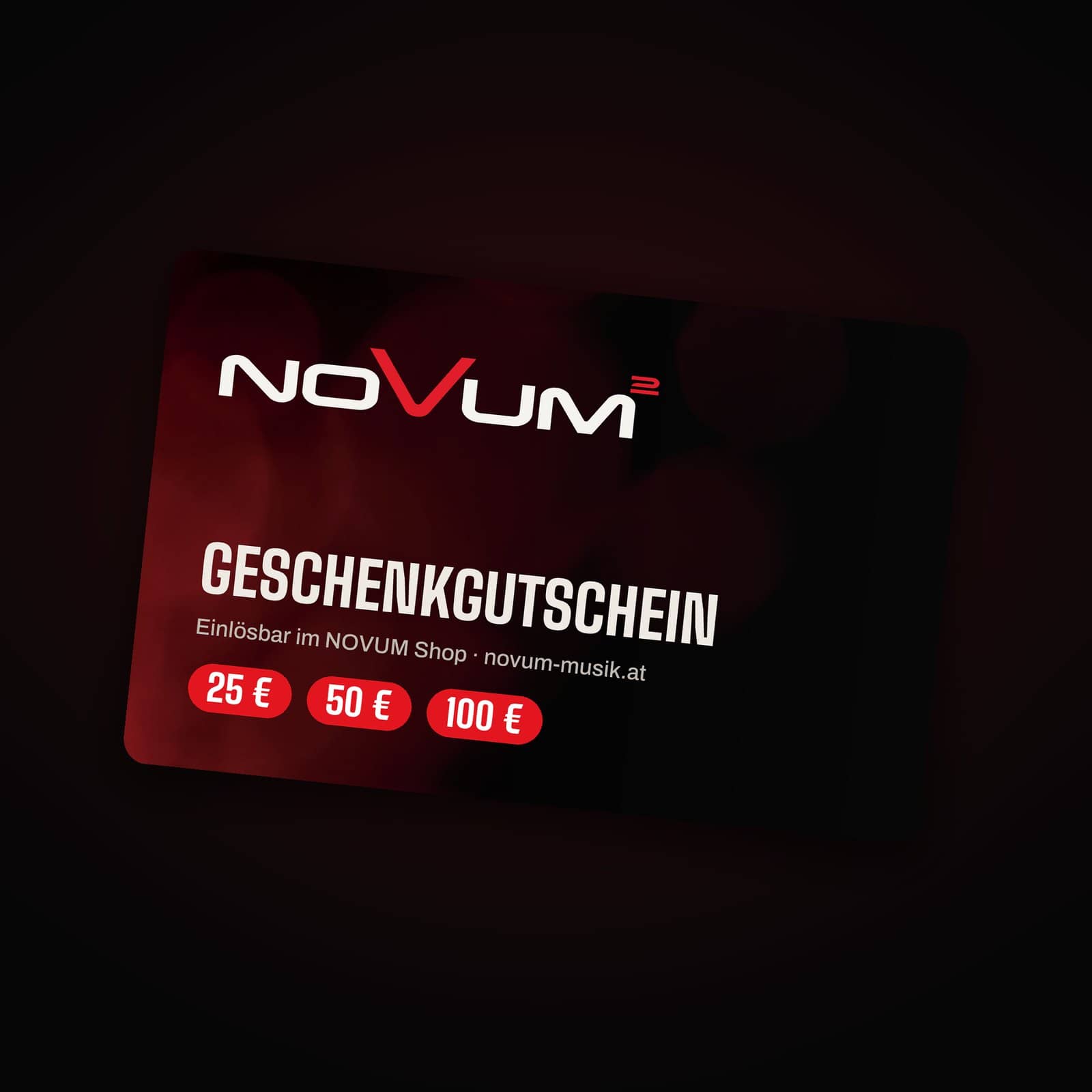 NOVUM Geschenkgutschein-Karte